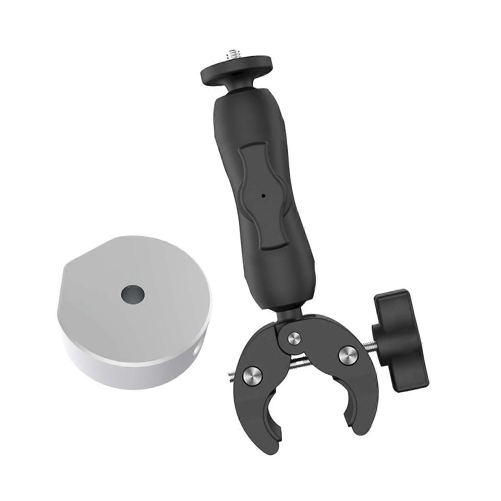 Outdoor Satellite Dish Mounting Clamp with 1/4inch Thread Interfaces Rusts Resistant for Mini Multicolor