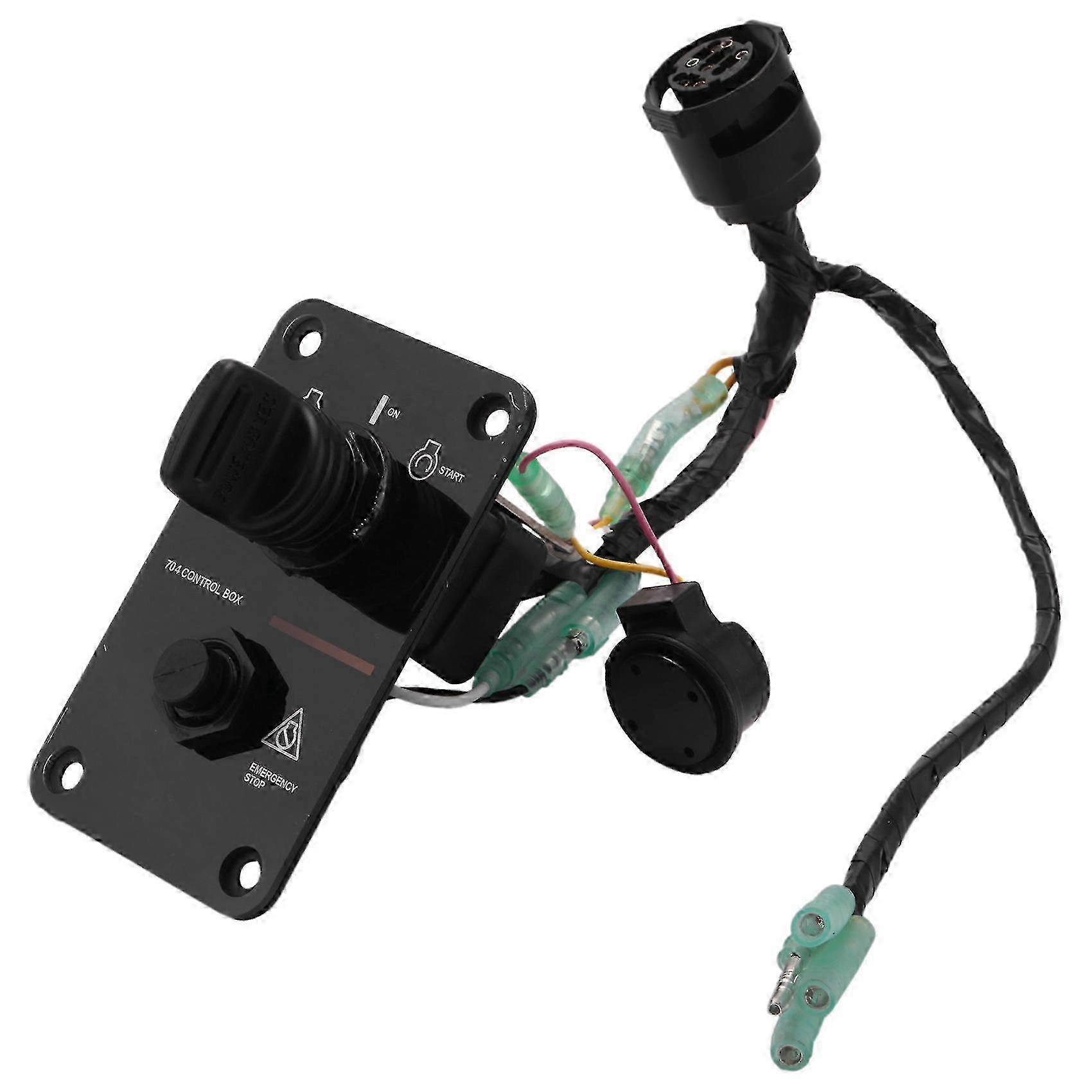 Outboard motor key switch panel compatible with 704-82570 parts