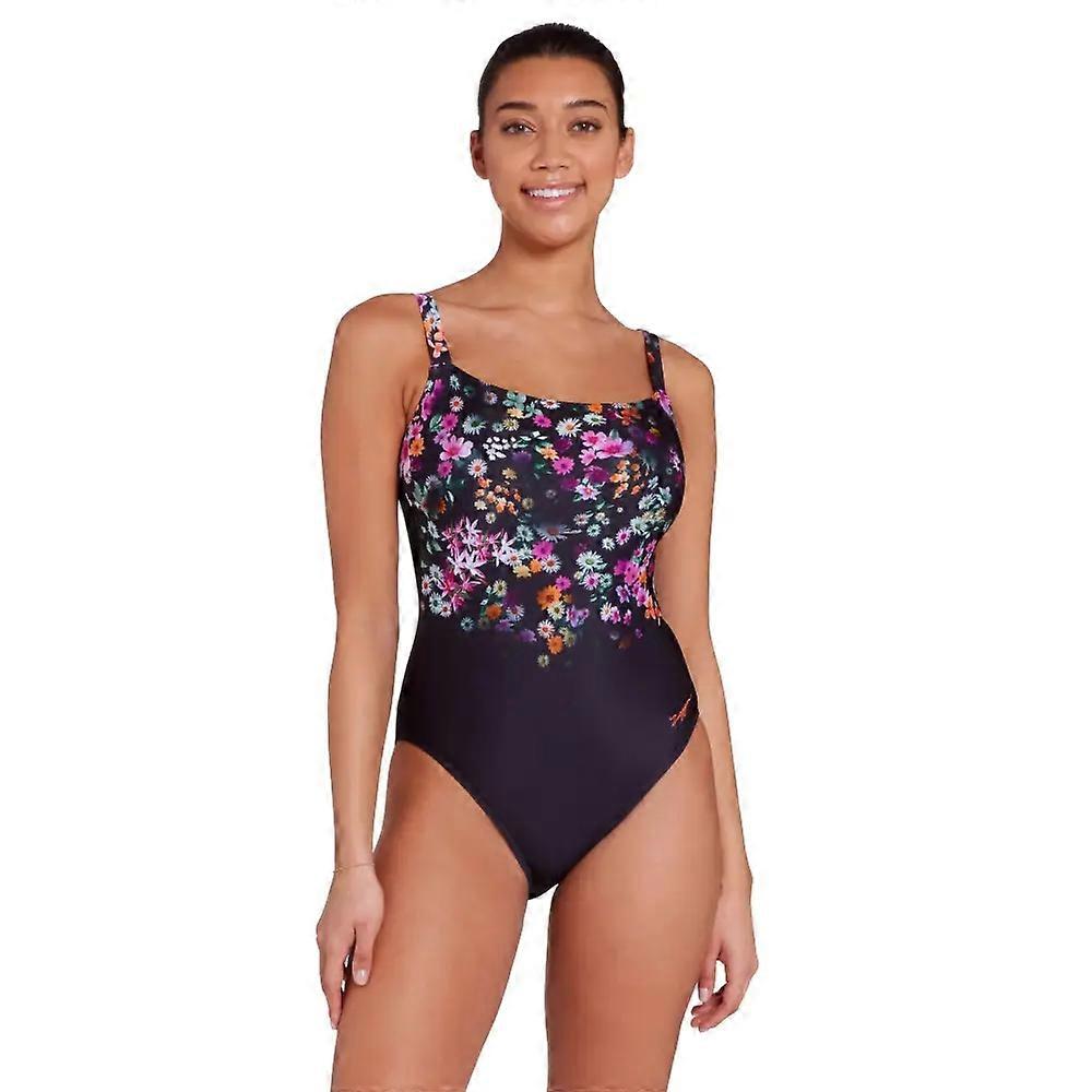 Zoggs Dream可调节经典泳衣 - 黑色/多色