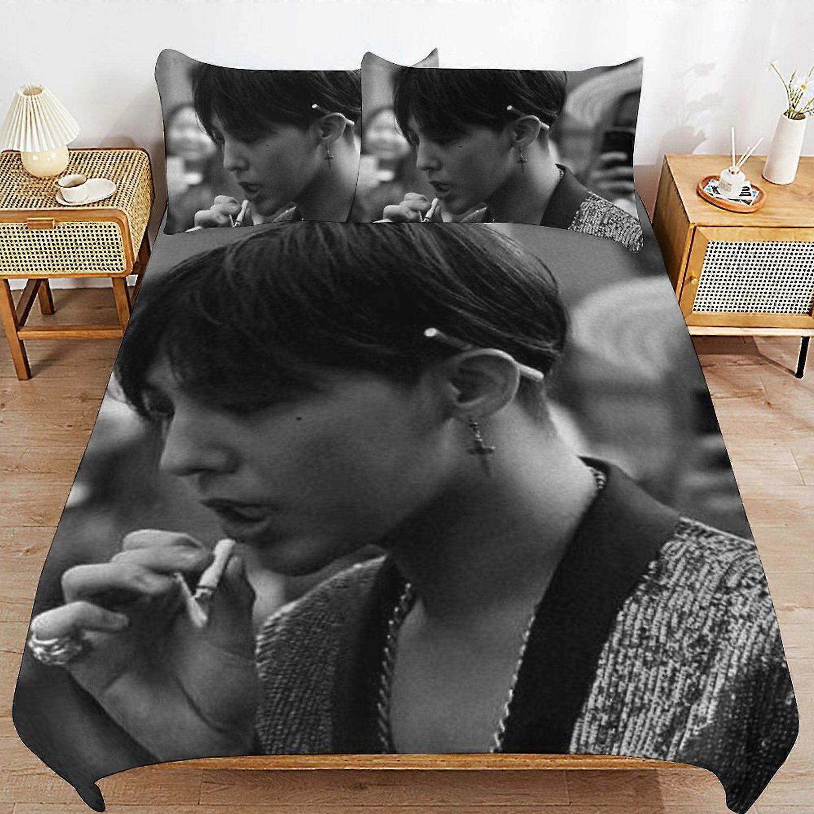 w19 G-DRAGON Invisible Closure Smooth Layer Minimal Wrinkle Free Material Duvet Cover Sets Home Ready m19