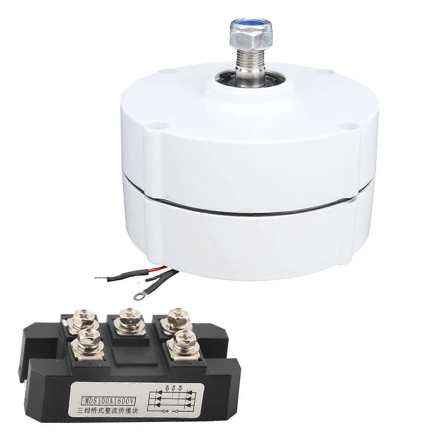 12V 100W Wind Turbine Permanent Magnet Generator 3 Phase Synchronous Alternator NE-100(Generator Rec