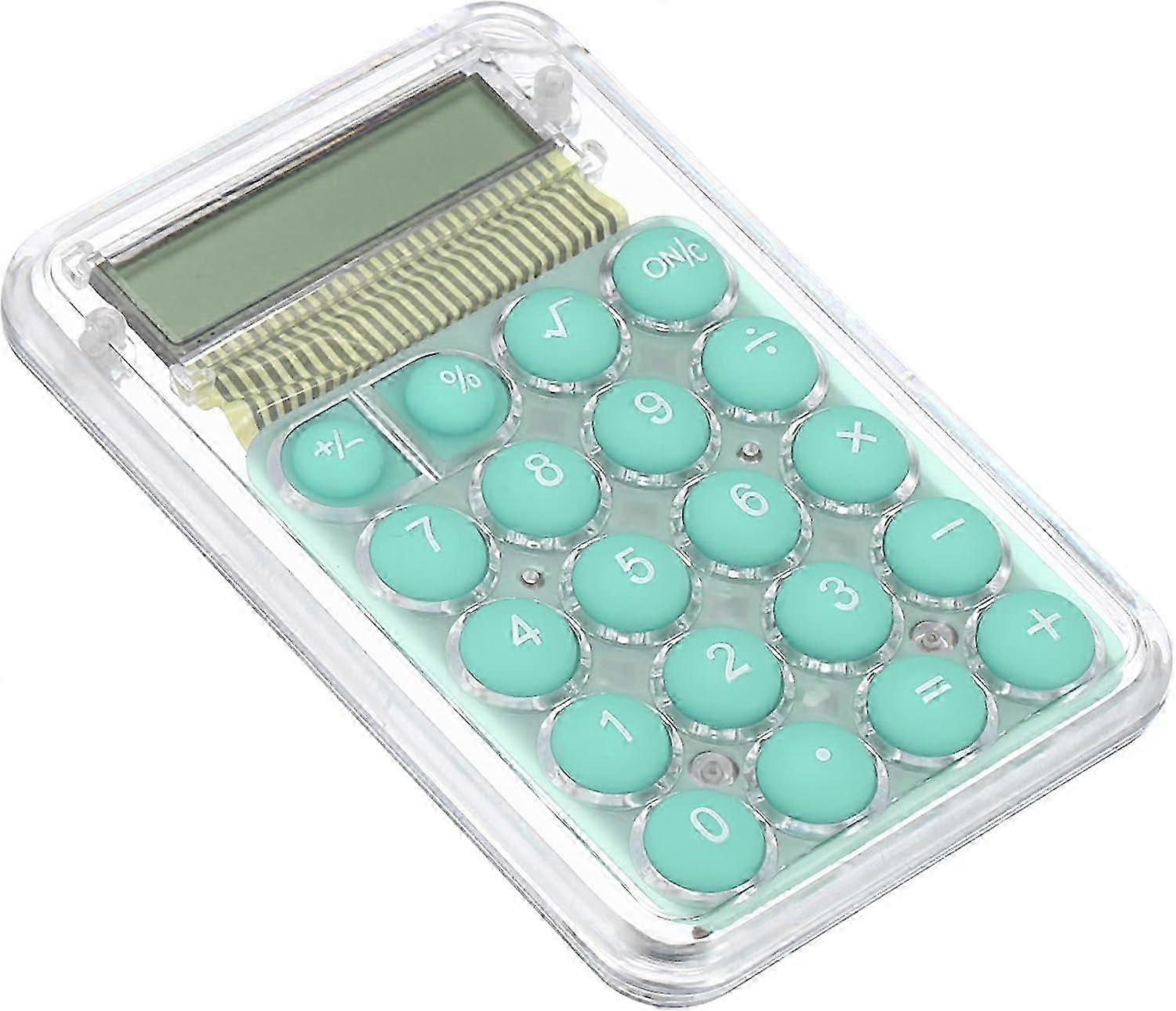 Calculadora de escritorio, mini calculadora de bolsillo porttil con pantalla LCD grande de 8 dgitos, funciones estndar para oficina en casa.