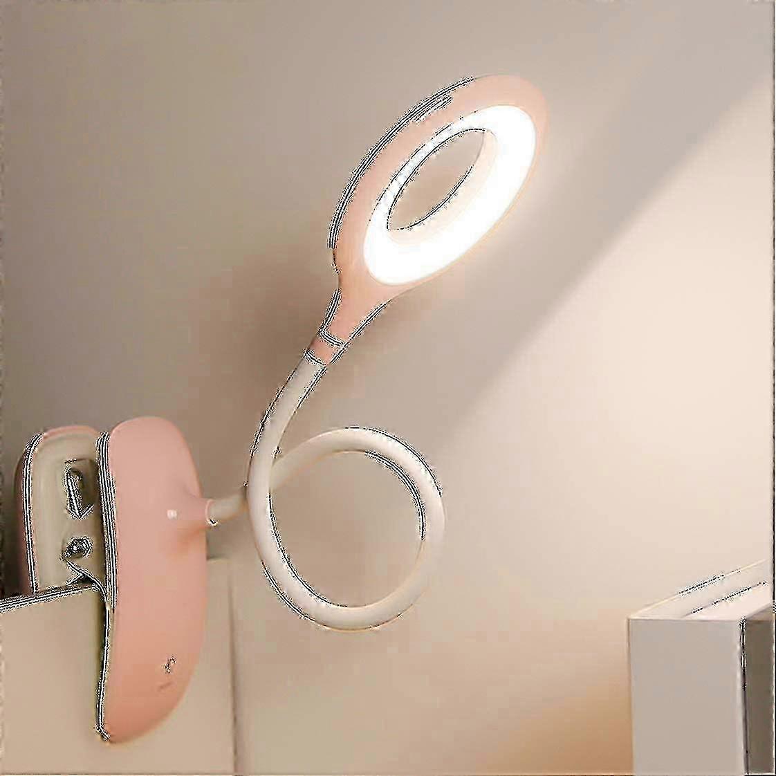 Led Clip-on Reading Lamp Dimmable Eye Protection Table Lamp
