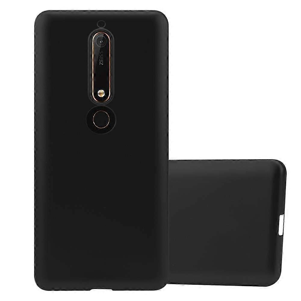 Nokia 6.1 Protective Case TPU Case - Matt Metallic Design