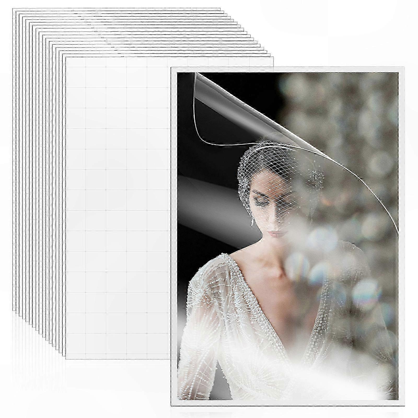 50 Sheets Self-Adhesive Laminating Pouches for Photos and Documents