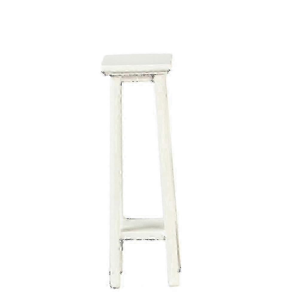 Stort vardagsrumsmöbelställ för vit ormbunke dockhus växt i skala 1:12