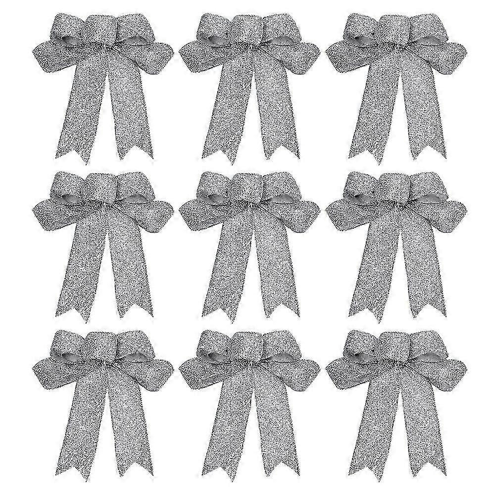 Packa Julband Glitter Julrosetter Julrosetter Julprydnader