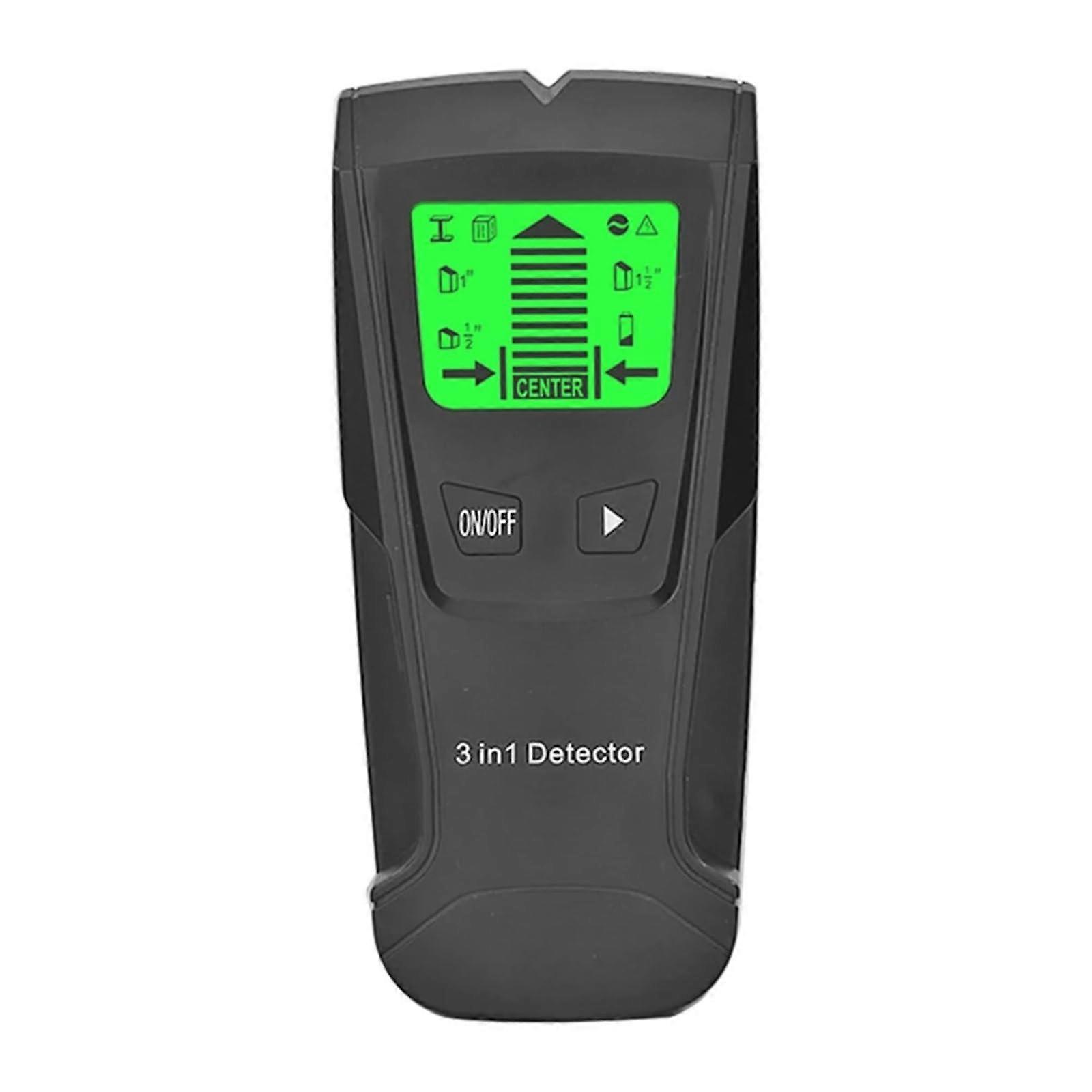 Stud Finder 3In1 Metal Detector Wall Scanner For Wood Studs And AC Live Wire Detection