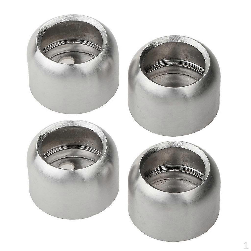4pcs Closet Rod End Flanges Socket Bracket for 19mm Dia
