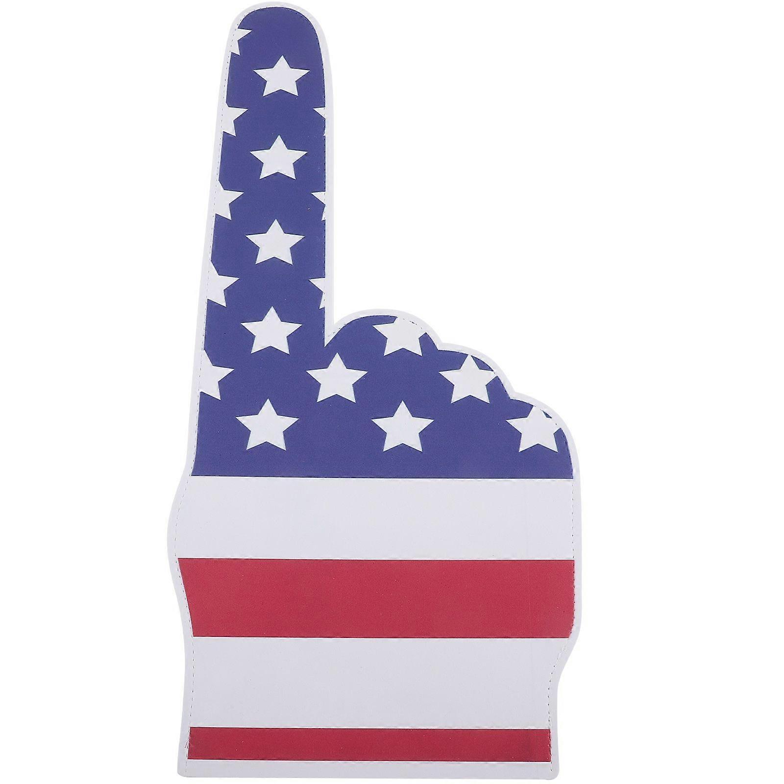 American Pattern Foam Finger Cheering Foam Finger Sports Event Prop Cheer Prop