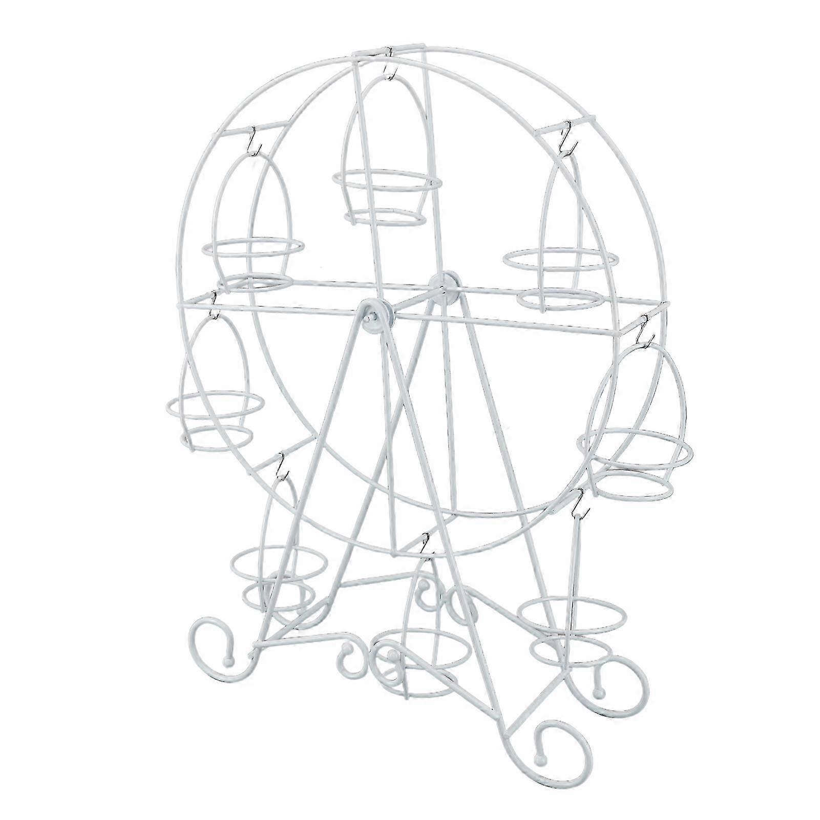 Circus Themed Rotatable Cupcake Stand for 8 Cupcakes