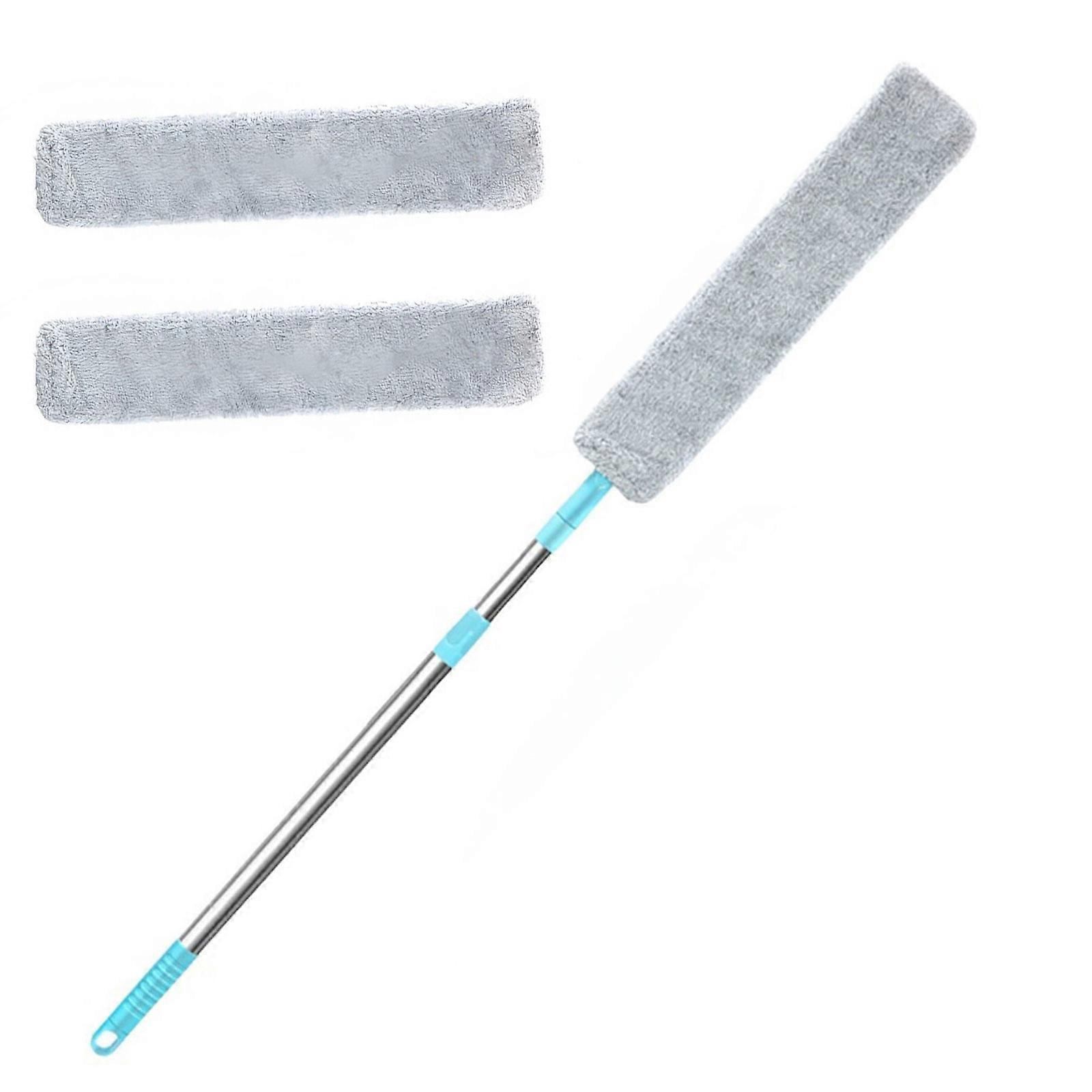 Extendable Microfiber Duster with Bendable Head for Tight Space and Hard to Reach Area Multicolor
