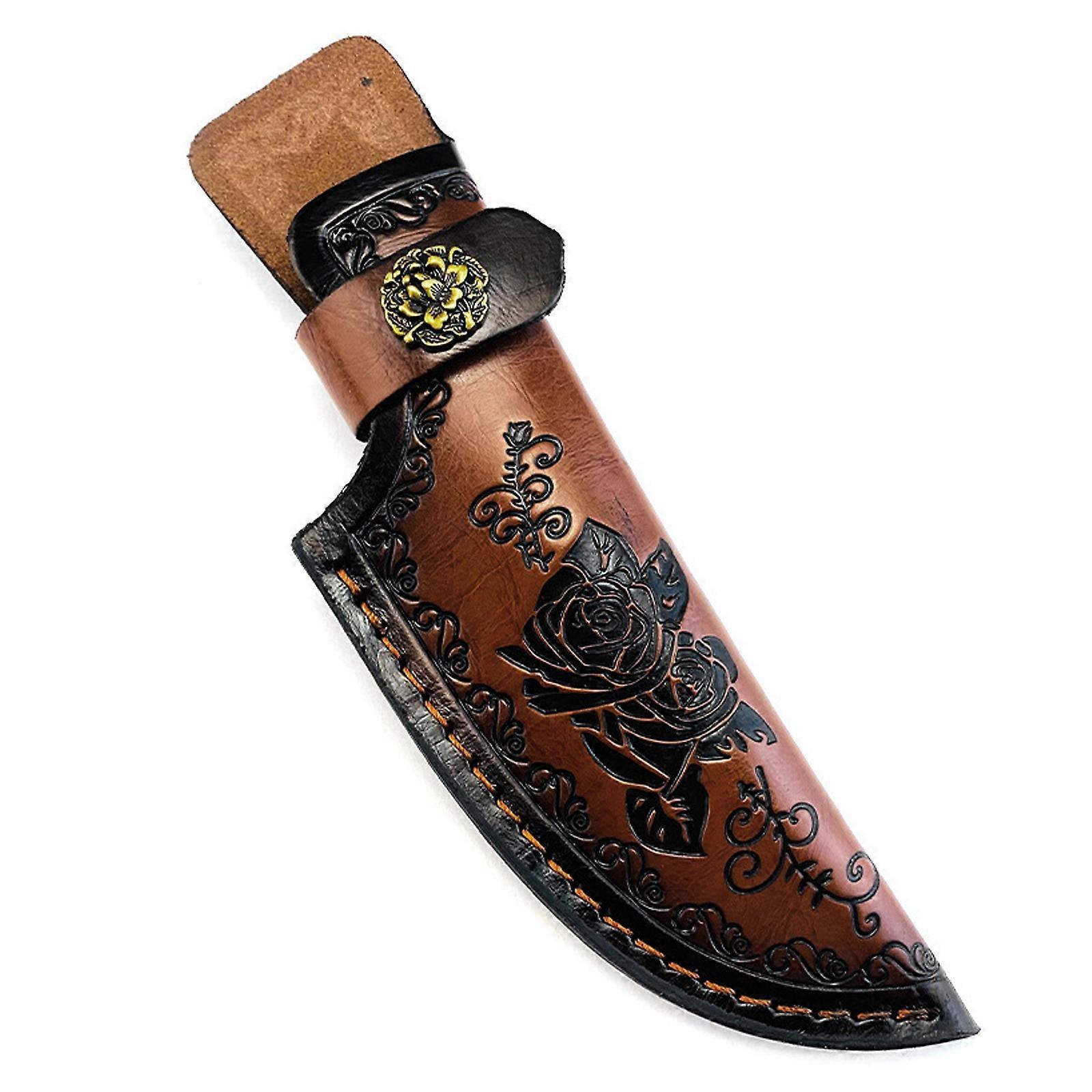 Strong Cattlehide Cutter Case With Modifiable Belt Cycle And Protective Impermeable Layer  XL