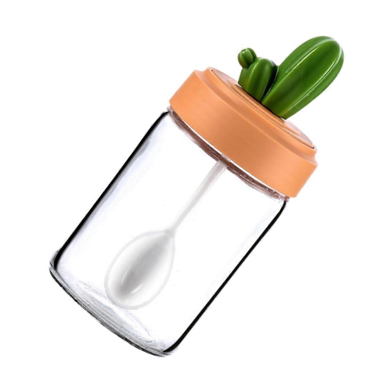 Spice Storage Jar with Lid Large Capacity Condiment Container for Kitchen Seasoning and Easy Cleaning