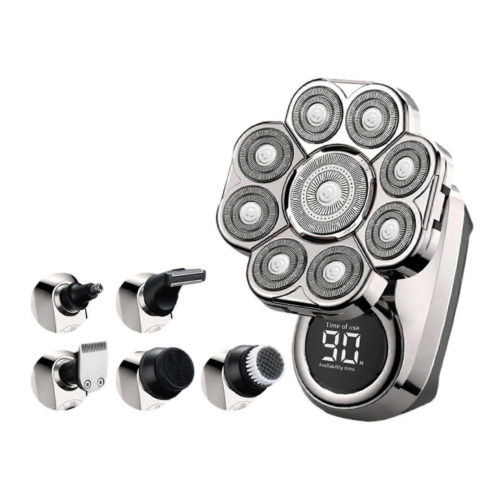 Electric Countenance Pruner 9D Flexible Drill Structure IPX6 Evaluated Impermeable Building USB Rechargeable Mobile Shaving Device For Men Multicolor