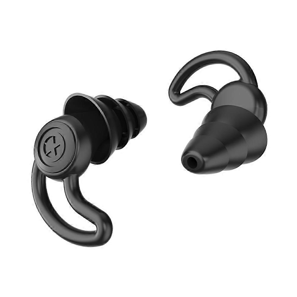 3-Layer Silicone EarPlugs for Swim- Reusable Earplugs, Soft silicone, suitable for a variety of scenarios