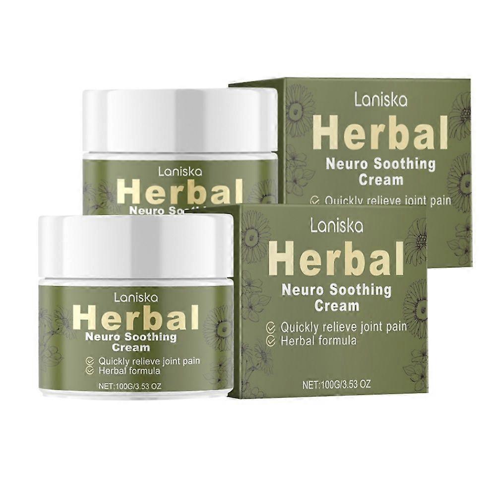 1-3X Laniska örtvårdskräm: Lindrar obehag i leder och muskler för ökad komfort