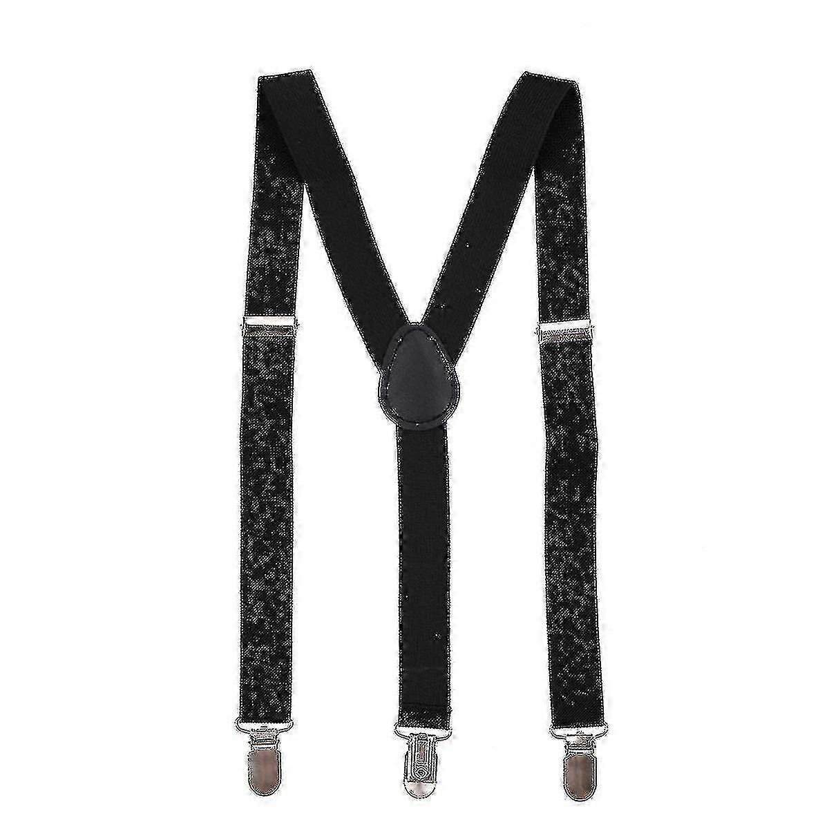 Dětský motýlek a nastavitelné elastické podvazkové výztuhy pro chlapce A