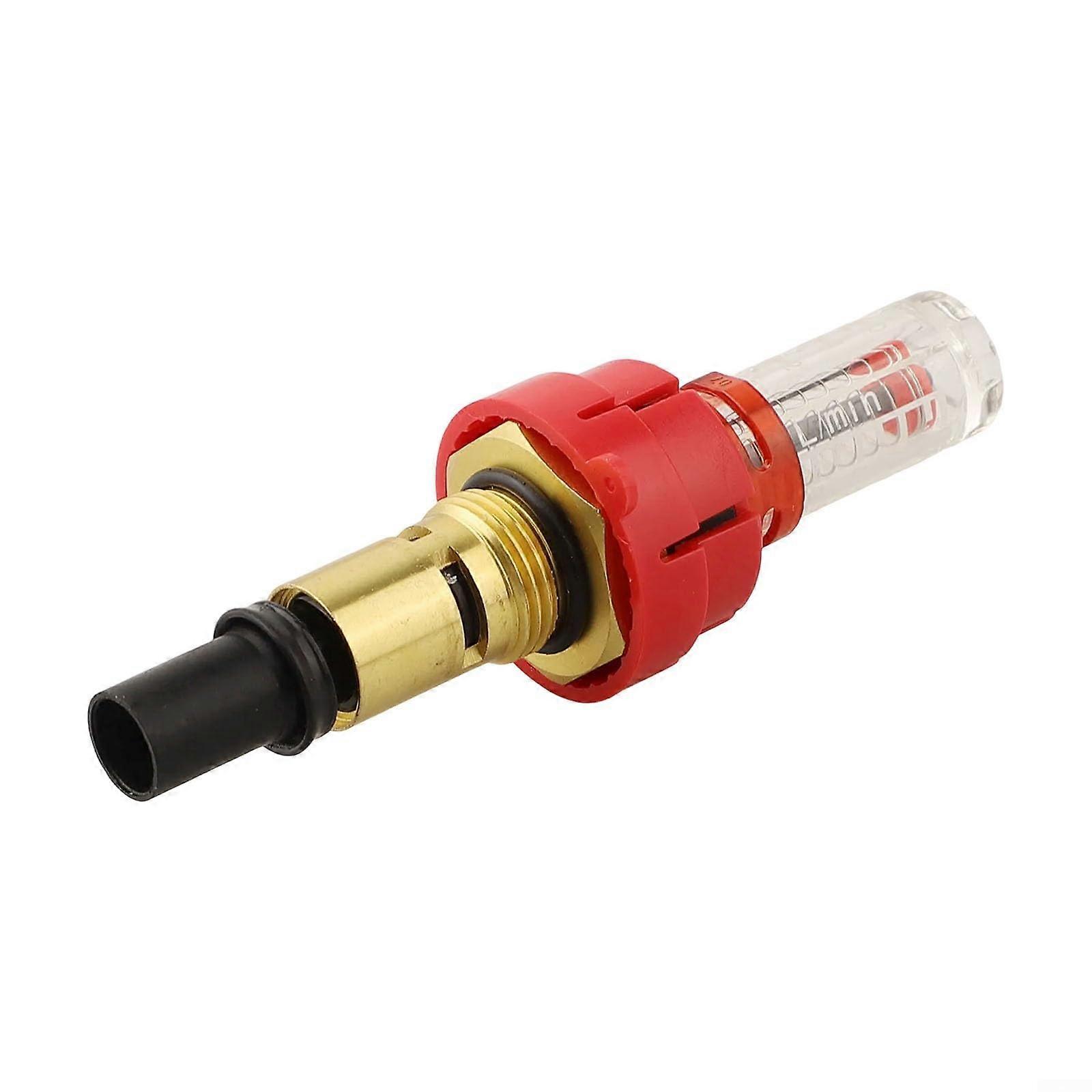 Underfloor Heating Manifold Flow Meter Regulator Brass 05 L/min G1/2 G3/8 for Home Hydronic Systems