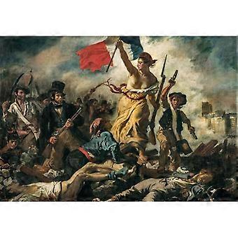 Puzzle - CLEMENTONI - Delacroix - 1000 pièces - Poster inclus - Multicolore