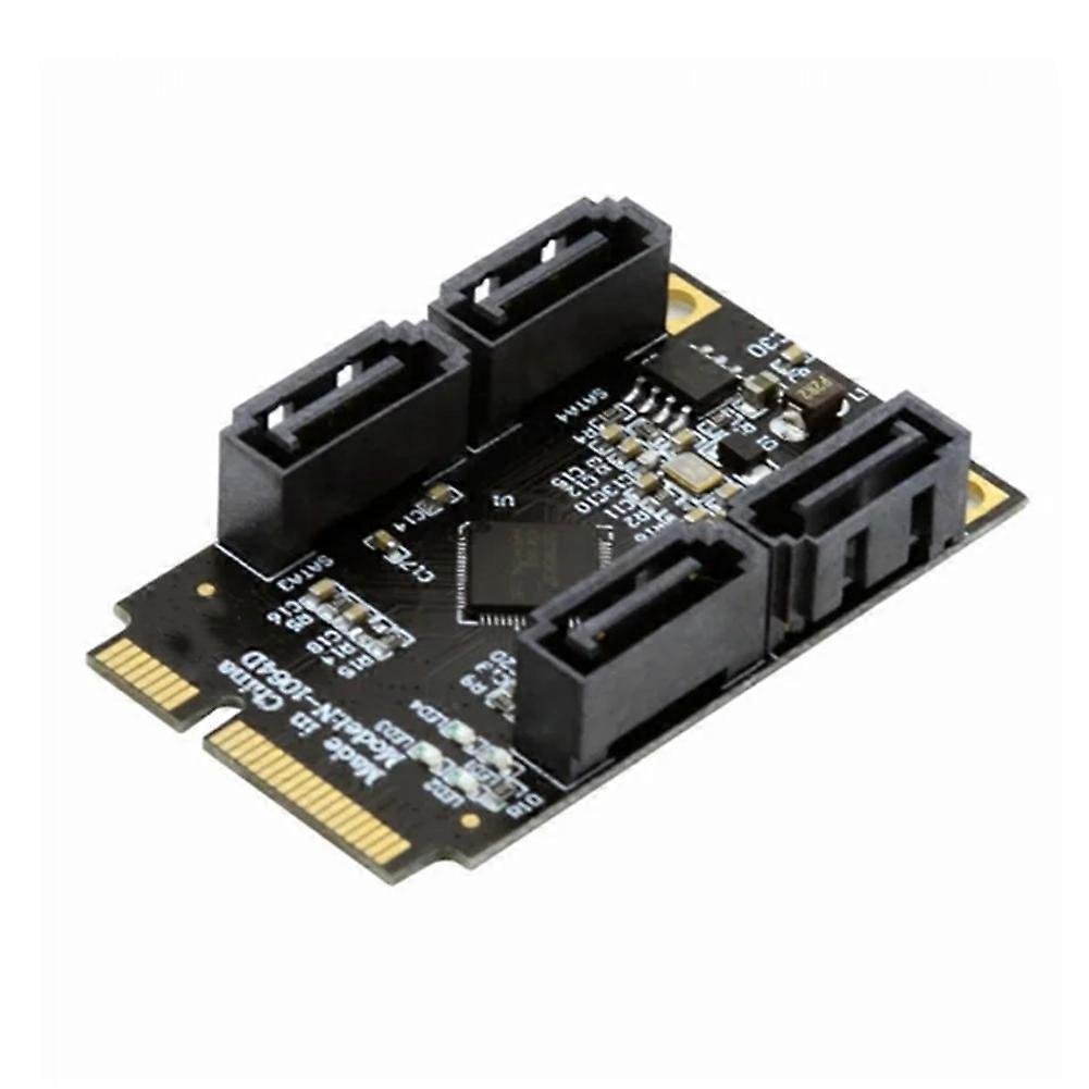 A+E PCI Express Mini PCI-E PCI Express PCI-E to 4 Ports SATA 3.0 ESATA PCIE SATA3 6Gbps Expansion Card PCI-E Adapter