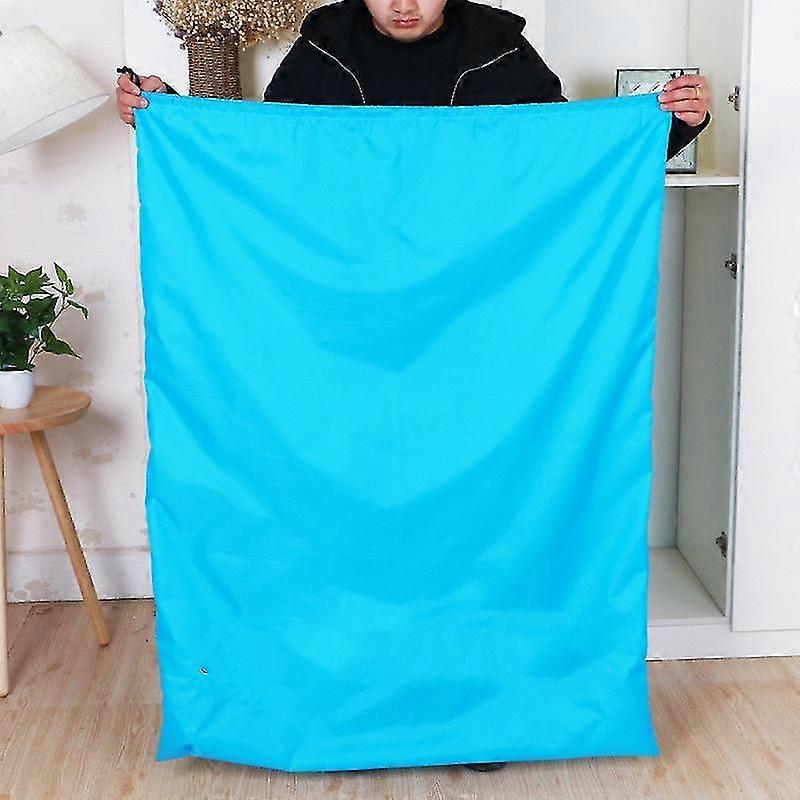 Large Capacity Waterproof Storage Bags, Eco-Friendly Foldable Drawstring Organizer for Bedding Clothes Wardrobe