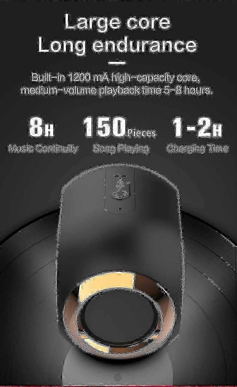 w 2024 New Newest Golden Speaker -portable High-end Wireless Speaker - 108 D