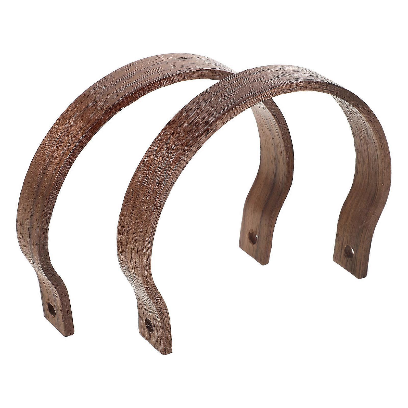 Kettle Handle Pot Handle Replacement Sleek Design Coffee Color 11.60X11.00X1.70CM For Home Users 2Pcs