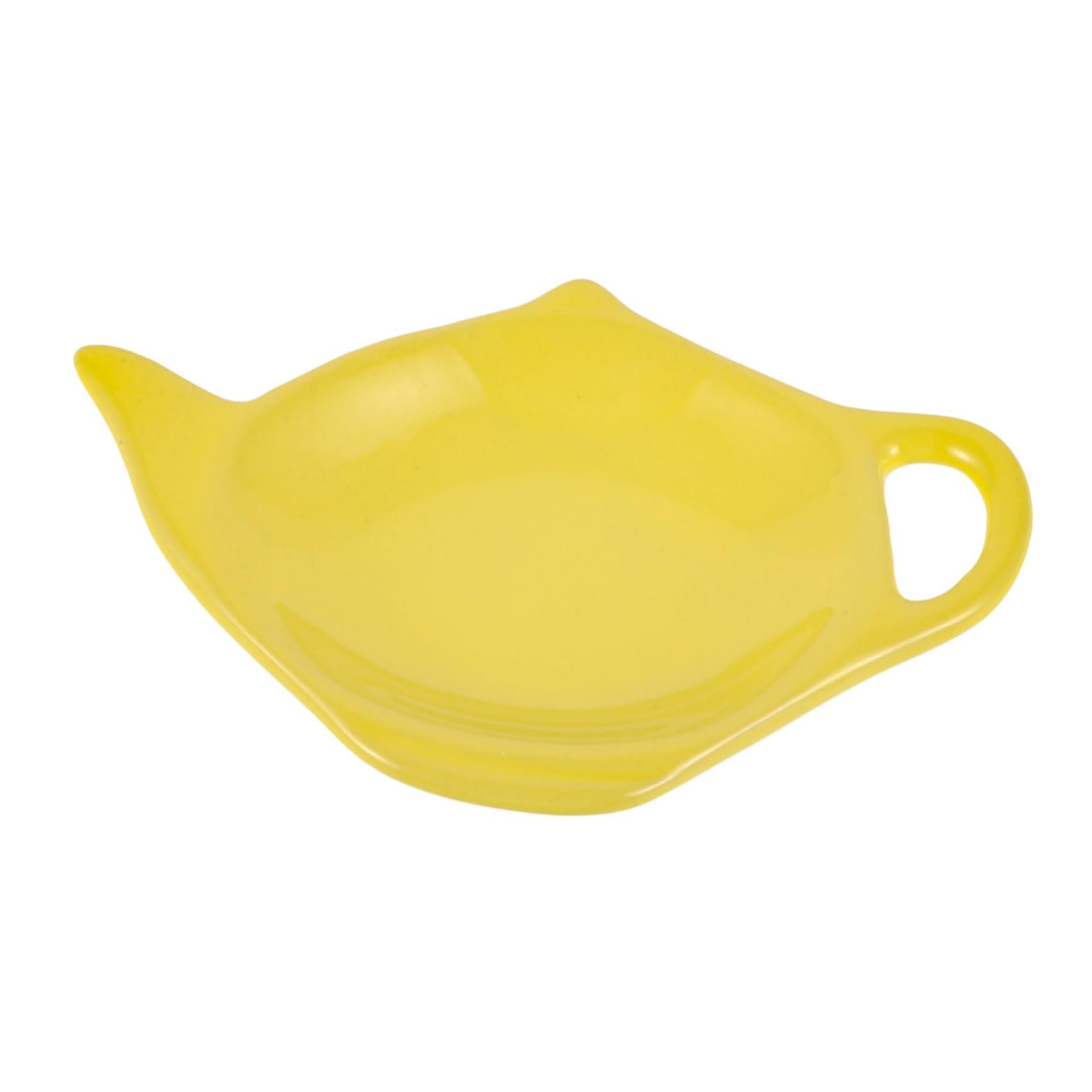 Vintage Teapot Shaped Ceramic Tea Bag Holder with Multipurpose Storage and Durable EasyClean Build