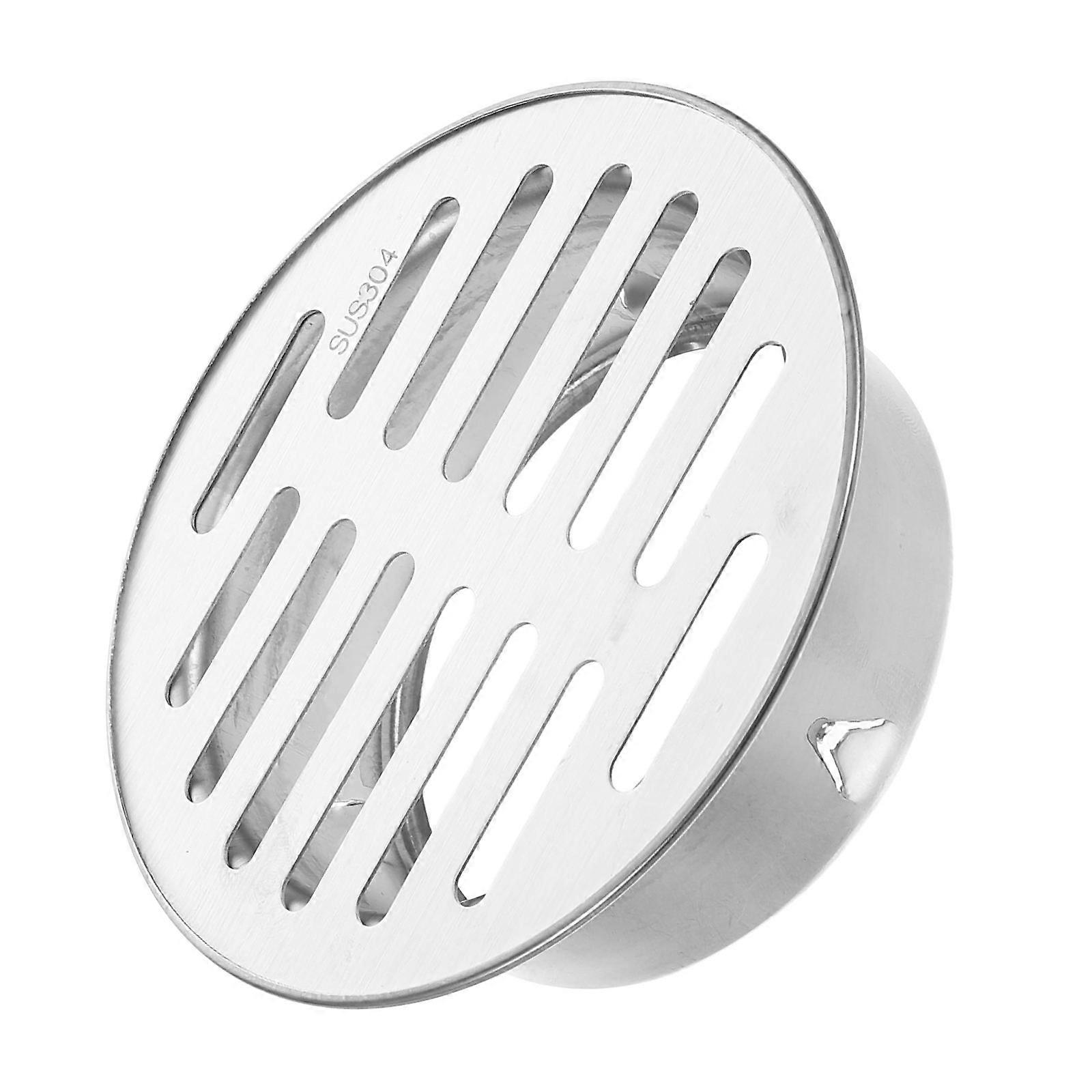Shower Floor Drain Anti Blocking High Capacity Water Flow Round Shape For Rooftop 1Set
