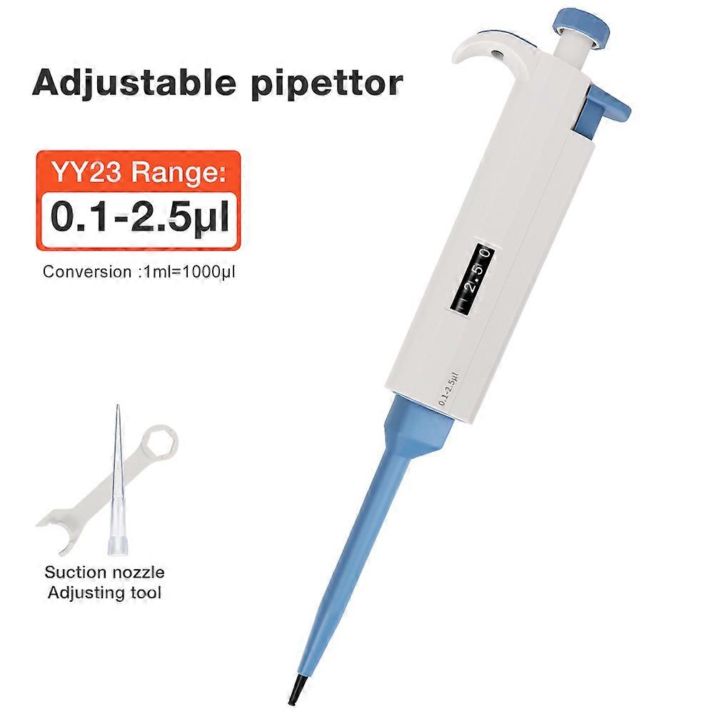 0.1-1000UL YY23-YY31 Laboratory Pipette Adjustable Single Channel Pipette Digital Micropipette With Pipettor Tips