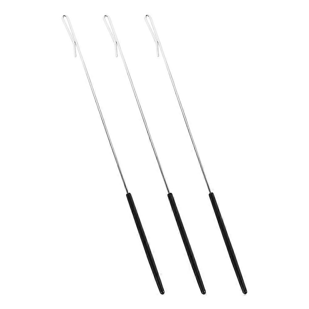 Puppet Arm Control Rod Stainless Steel Hand Sticks for Puppet Use 3Pcs