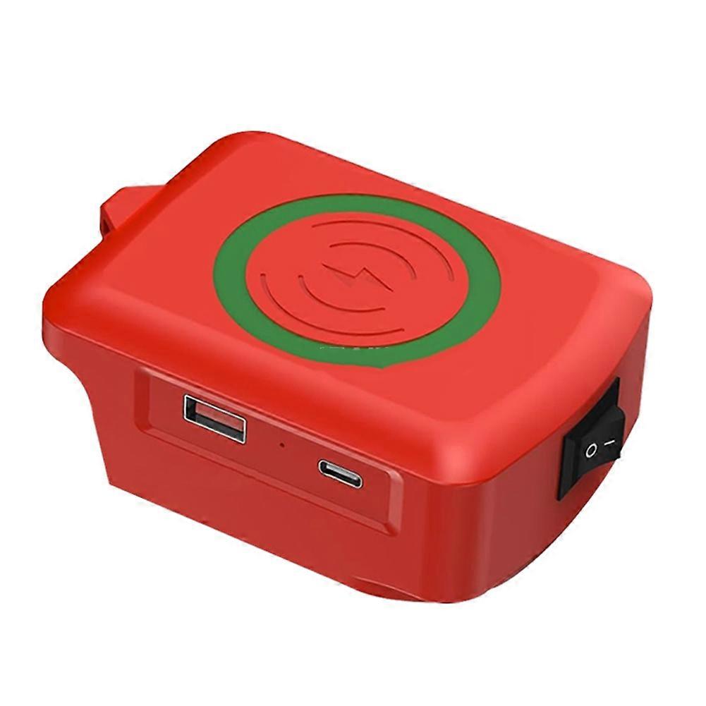 18V 20V Lithium Battery Wireless Charging Adapter for 