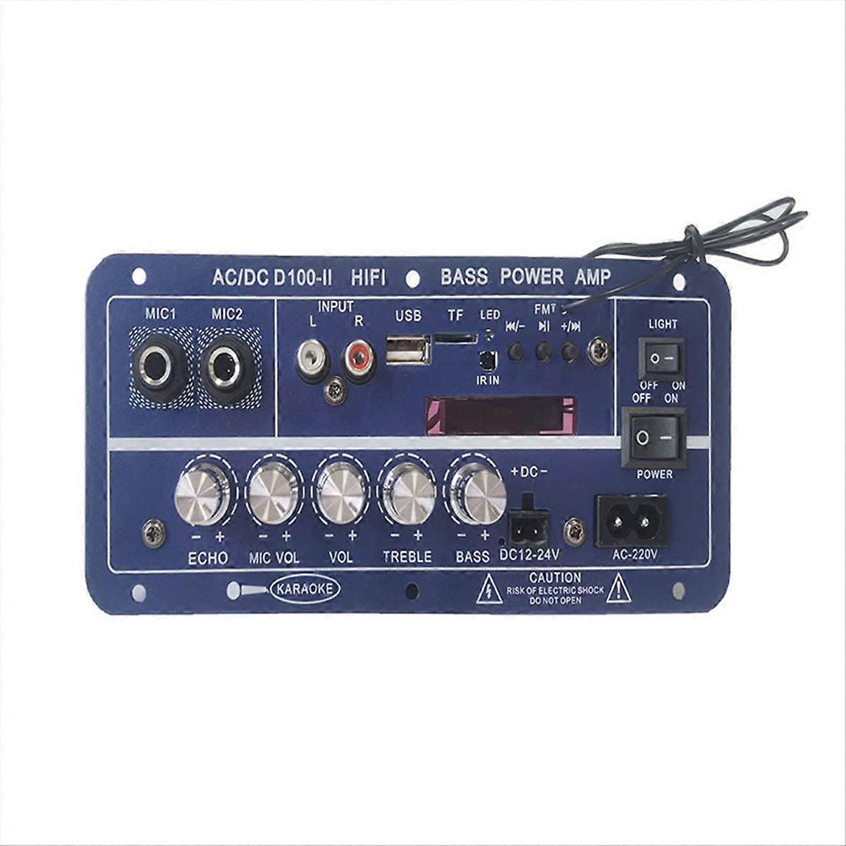 220V 12V Digital Bluetooth Amplifier Board EU Plug