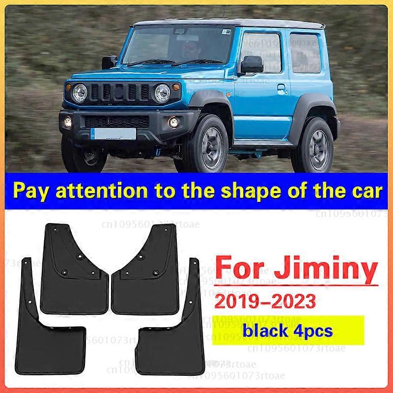 For Suzuki Jimny Sierra JB64 JB74 2019-2023 Mud Flaps With Tow Strap Splash Guard Fender Mudguard Fender Front Rear Mudflaps JDM