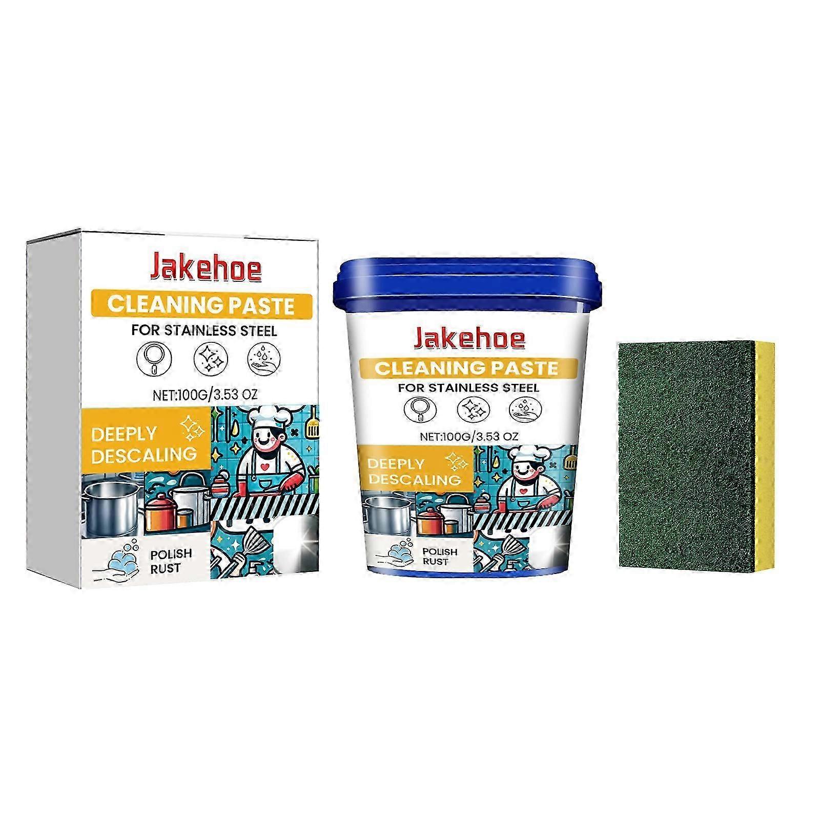 stainless steel cleaning paste effectively eliminates tough stains