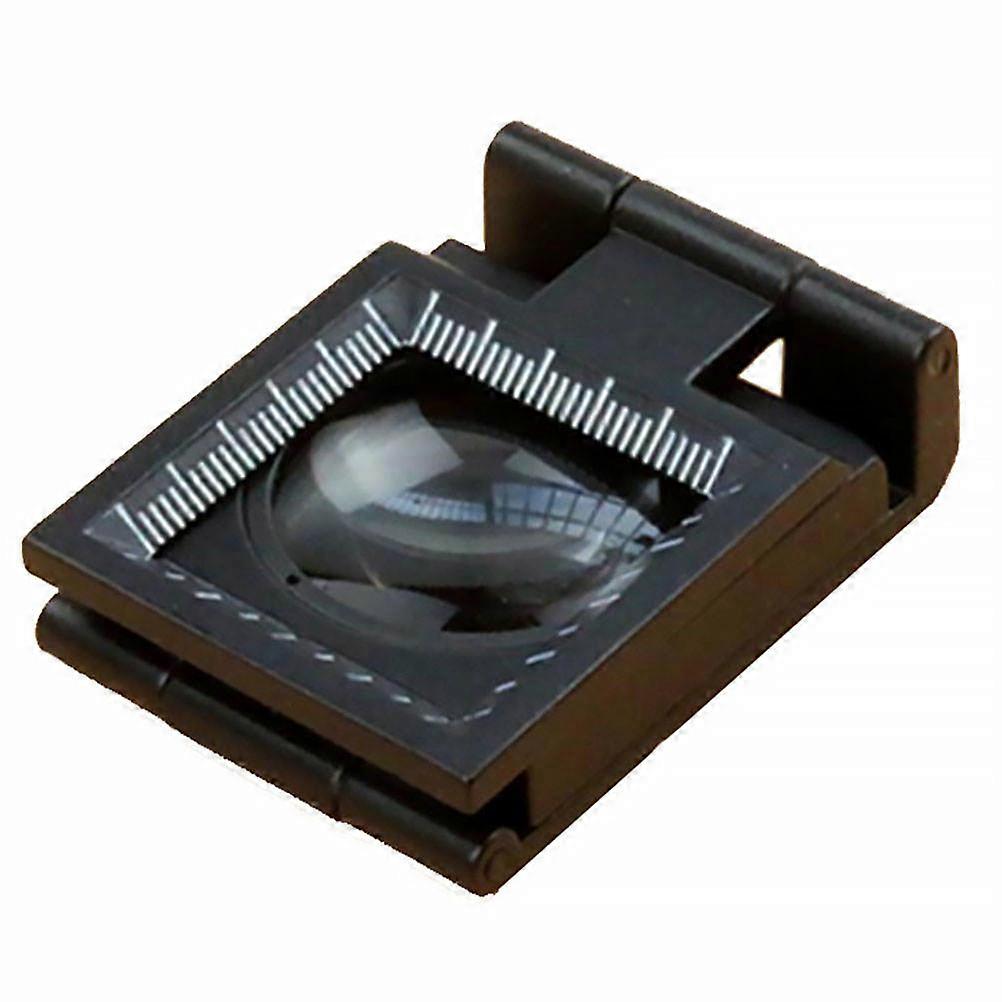 Handheld Reading Magnifier High Definition 10X Portable Desktop Enlarger Insects Plants Observation Elderly Zinc Alloy 1Set