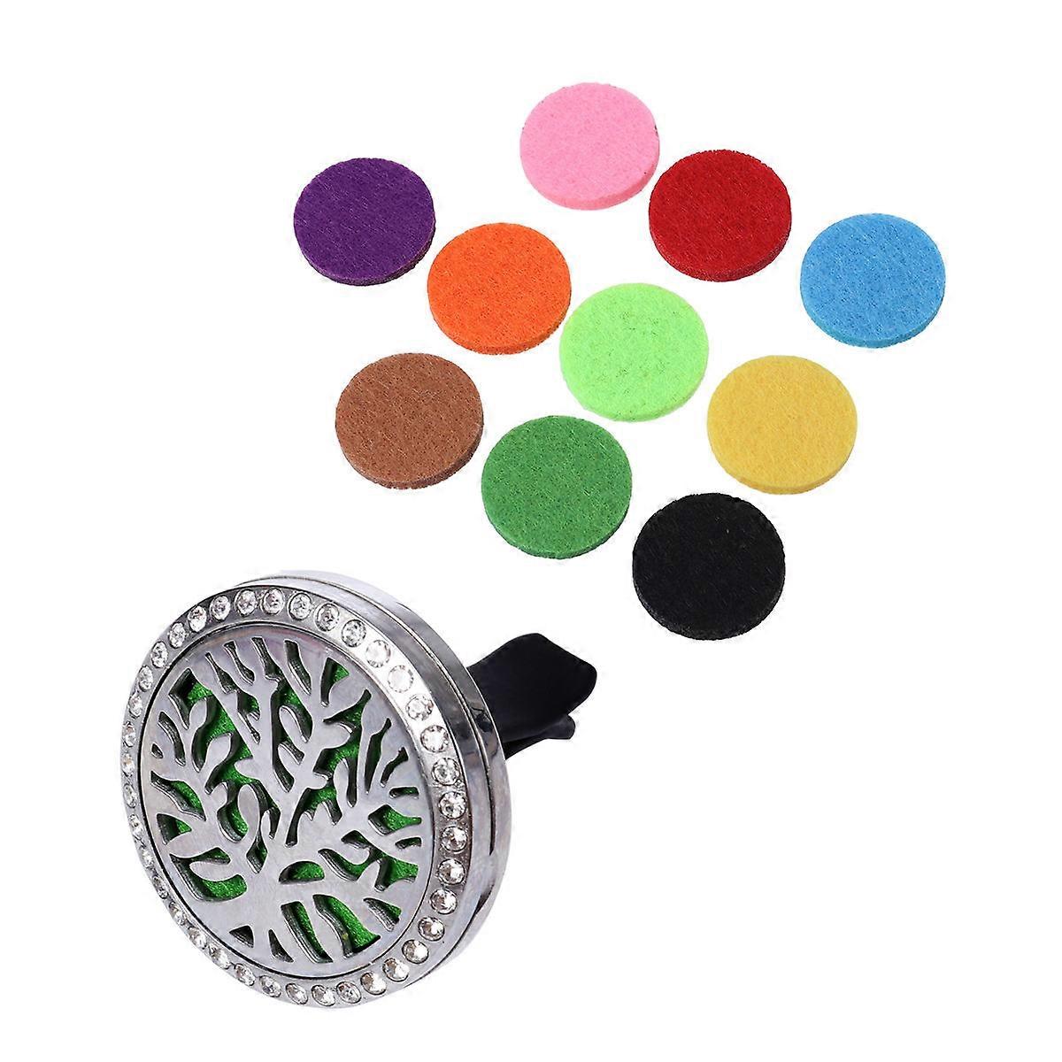 Car Perfume Clip Diffuser for Car Use with 10 Cotton Slices 2Pcs