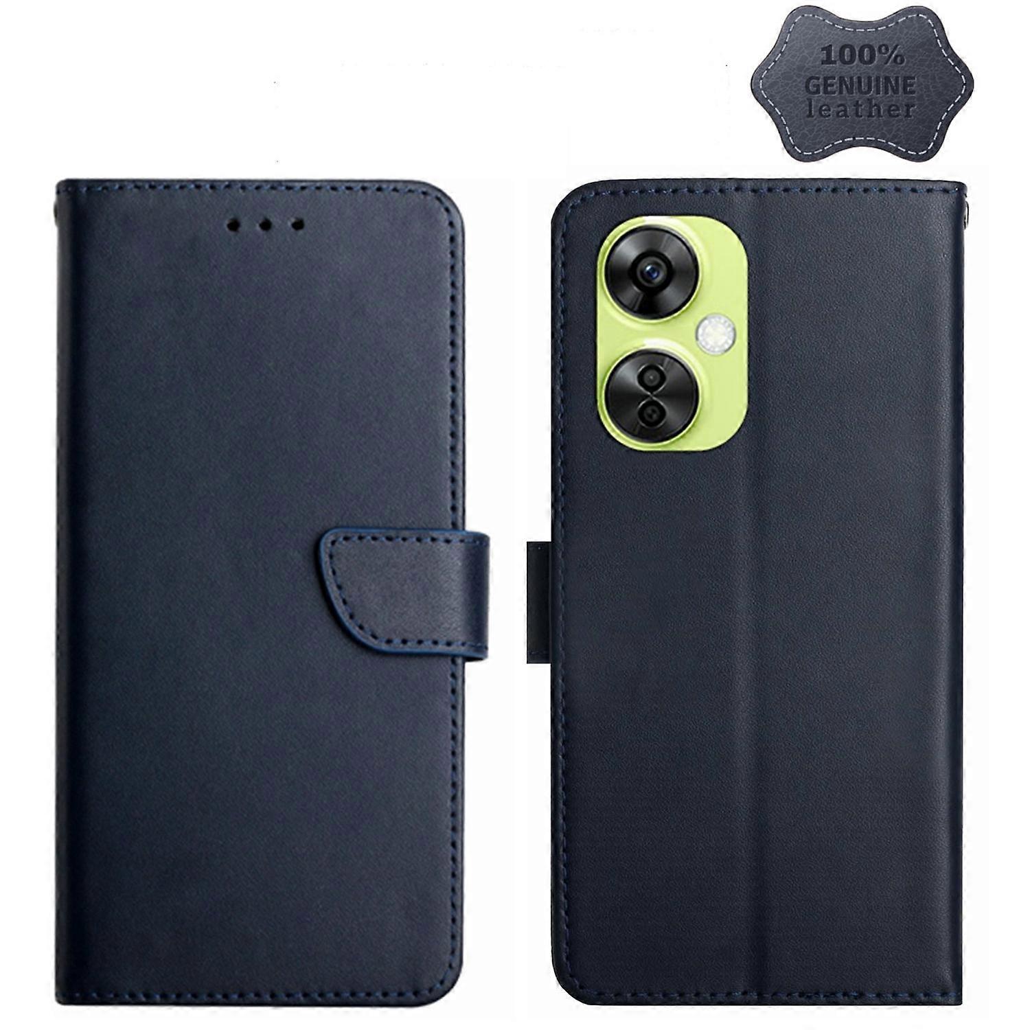 Leather Fingerprint-proof Flip Phone Case