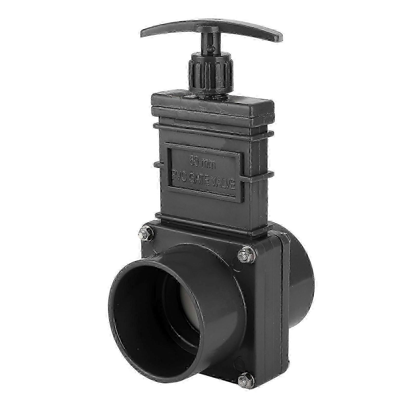 63mm RV Water Gate Valve for Caravan - High Efficiency ABS Waste Sewer Valve