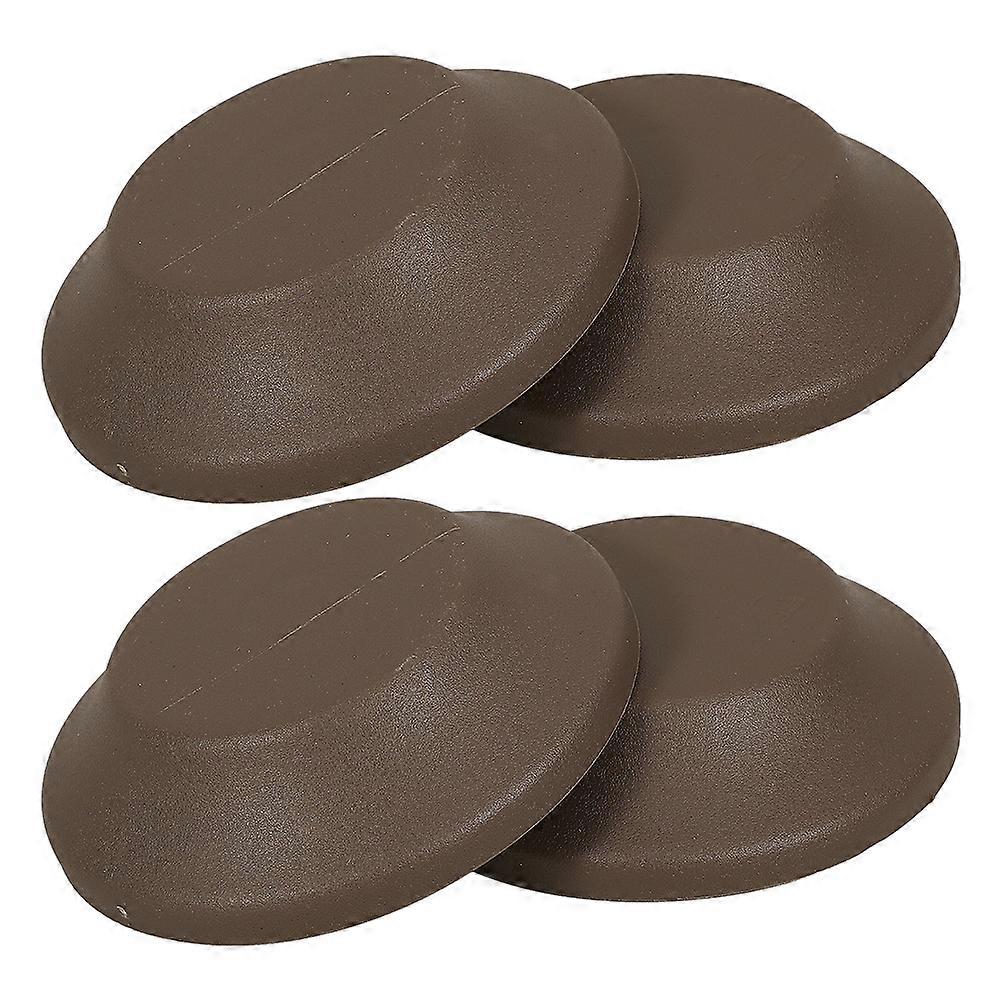 Light Brown Patio Umbrella Cap Plastic Replacement Set 8 Pieces