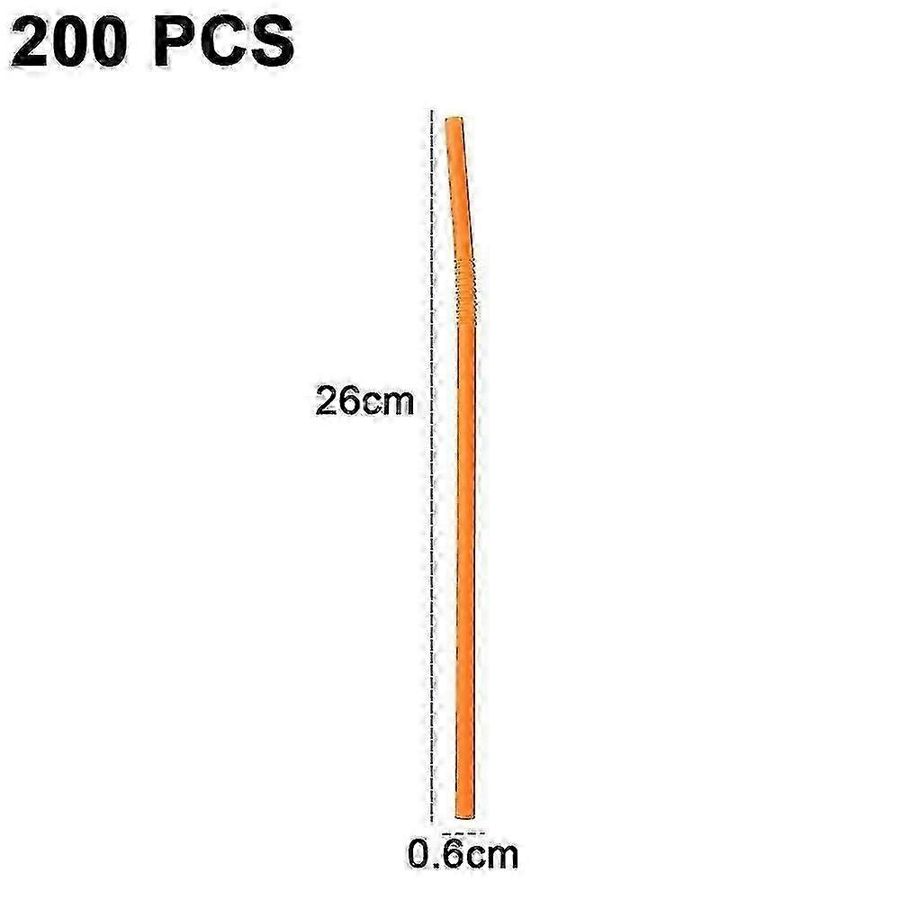 Extra Long Bendy Straws for Events, 200 Pcs Flexible Plastic Disposable Drinking Straws
