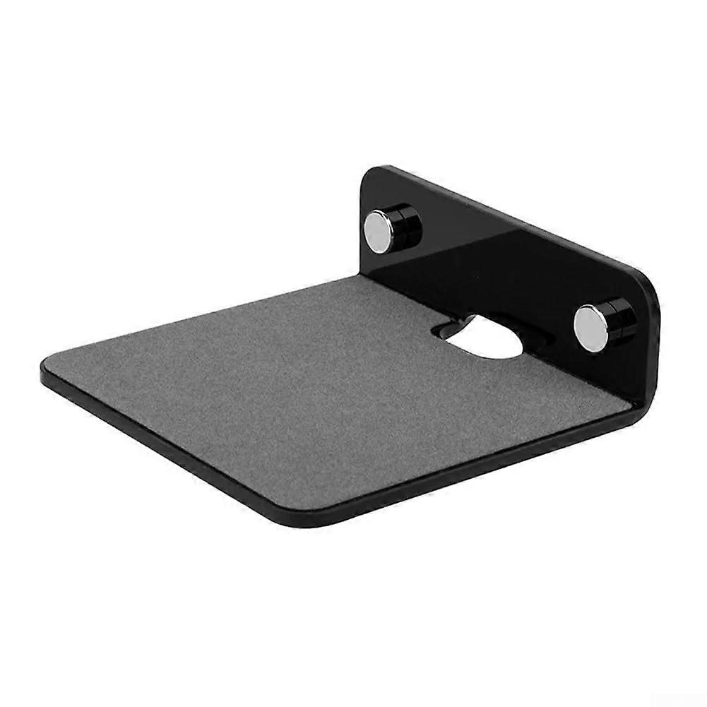 Acrylic Speaker Stand Wall Mount for Organizing Your Devices, Black, Modern Style, Durable Construction