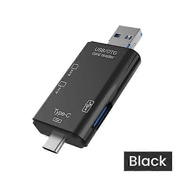 6 in 1 Card Reader USB3.0 to Type C Micro USB Universal OTG Adapter Multifunctional Adapter SD TF High Speed Transfer 6 in1 USB2.0
