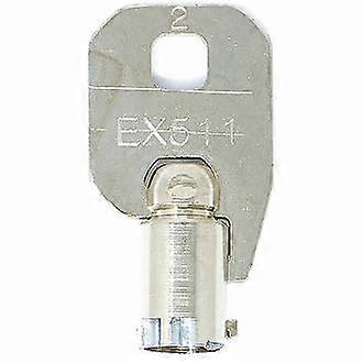 Tubular Replacement Key Precision Fit Durable Security Access for CompX Fort EX516 Lock