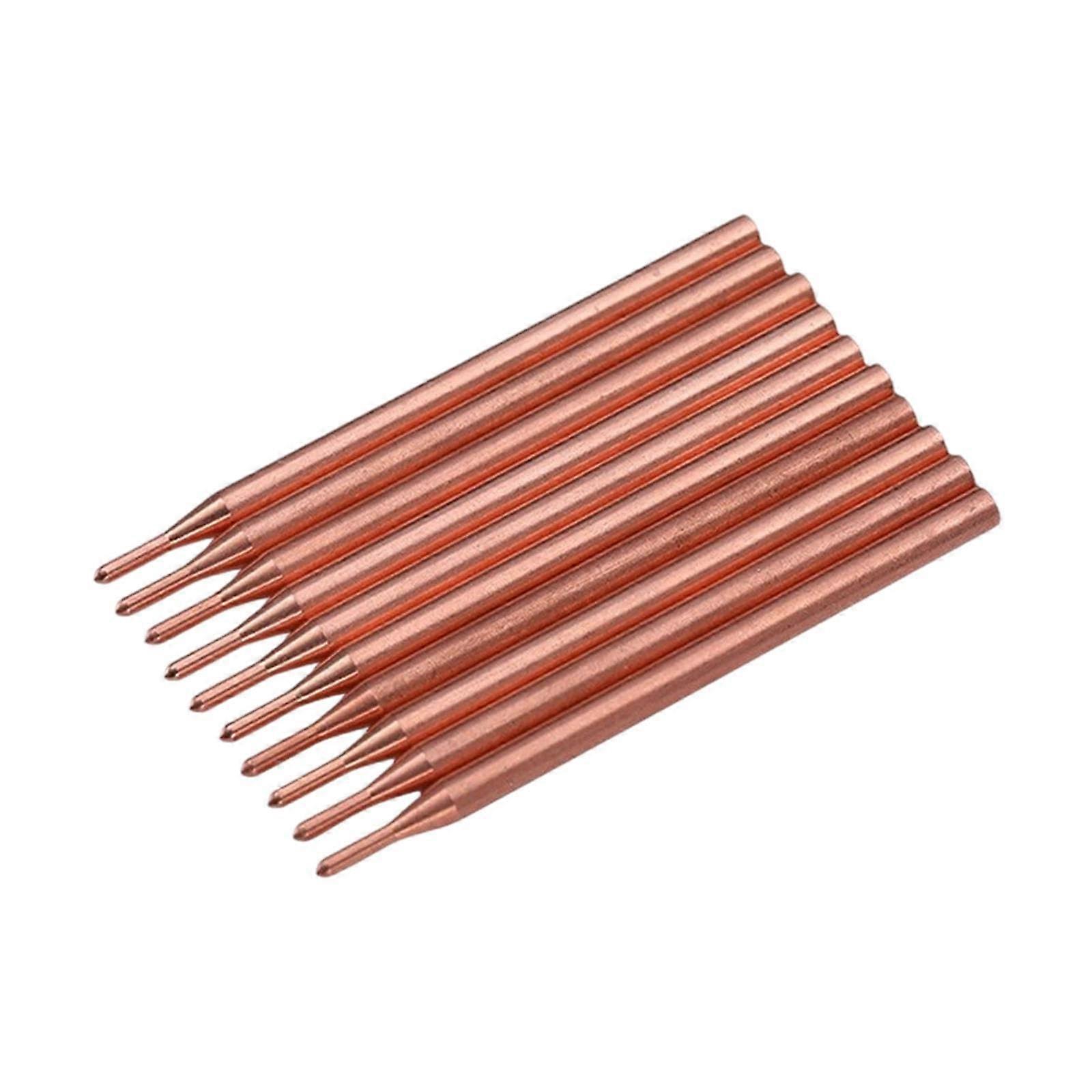 10 Copper Spot Welding Pins Precision Tips  Heat Resistance Battery Pack Electrode Set