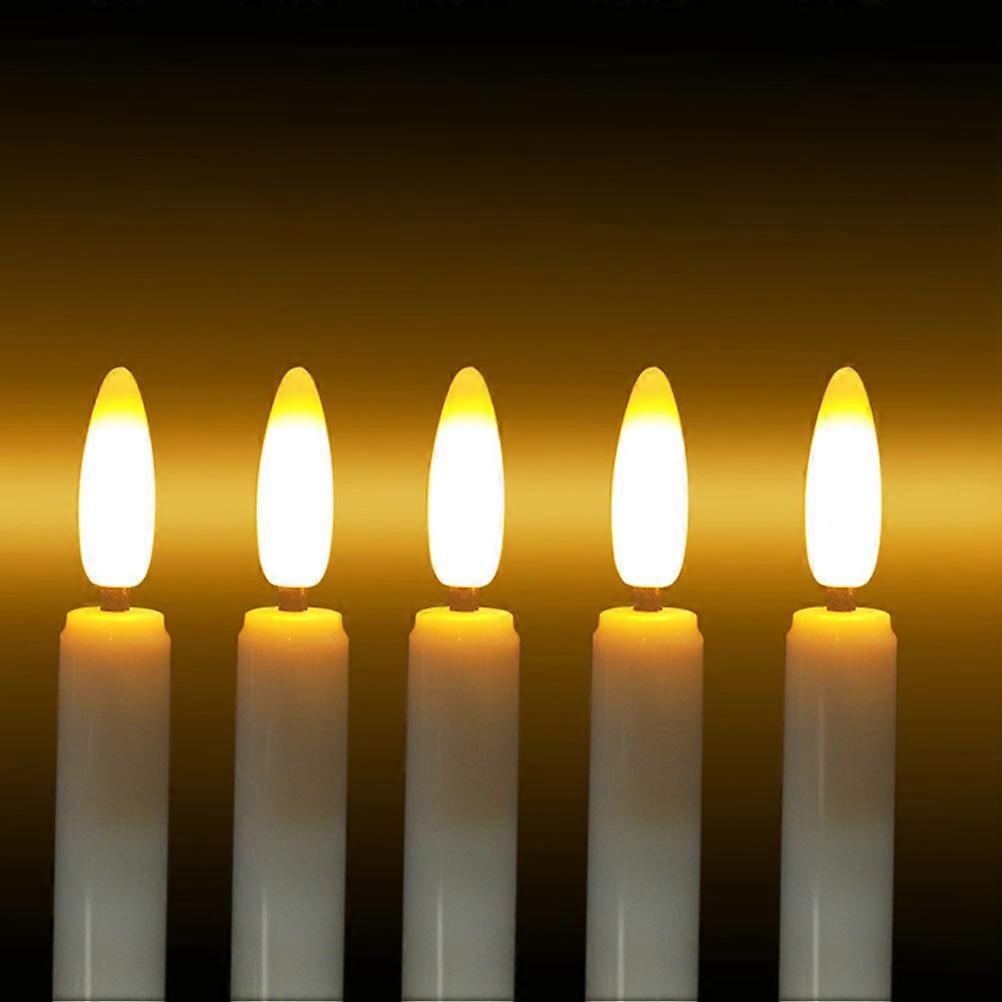 Multi-Function Electronic Candle Lamp for Decor 1Set LED Luminous Candle