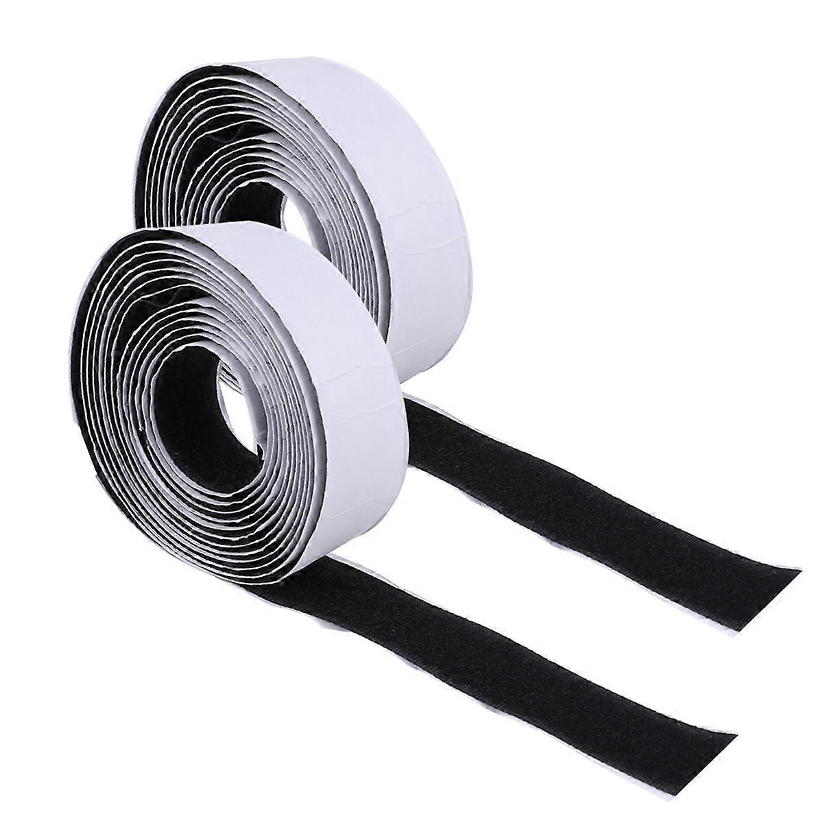 Hook and Loop Strips DIY Self Adhesive Curtain with Sticky Tape 2Pcs for Use