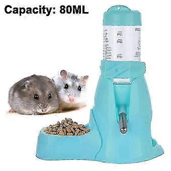 Hamstervattenflaska, automatisk vattenflaska för husdjur med matbehållare