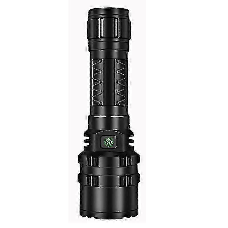 USB Rechargeable LED Flashlight - 5 Modes Lithium Battery Tactical 25-26